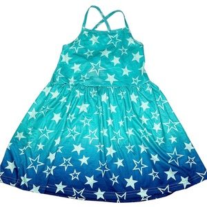 Pat Pat Stars Print Dress Size 5-6Y NWT